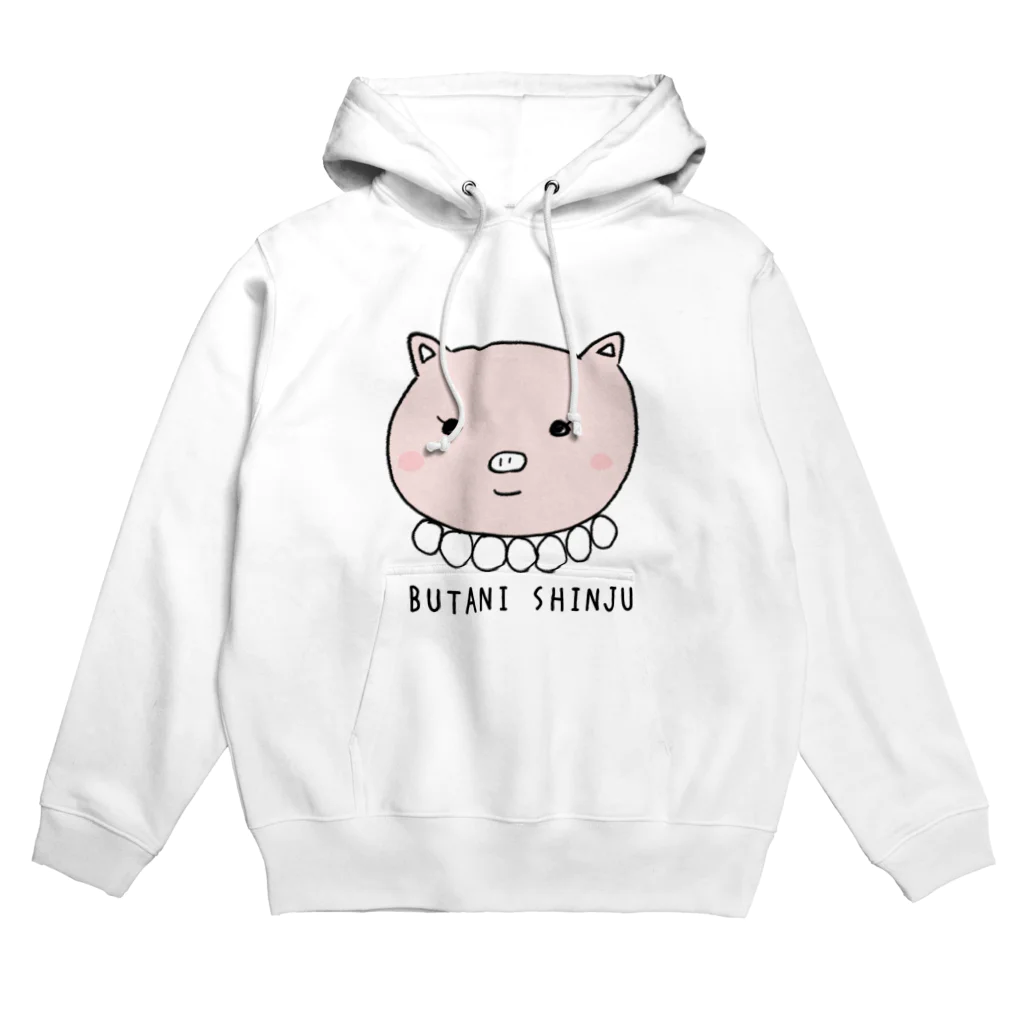 ひよこエッグの豚に真珠 Hoodie