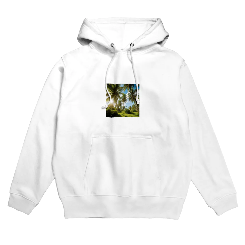 小﨑玲果のココナッツツリーTシャツ Hoodie