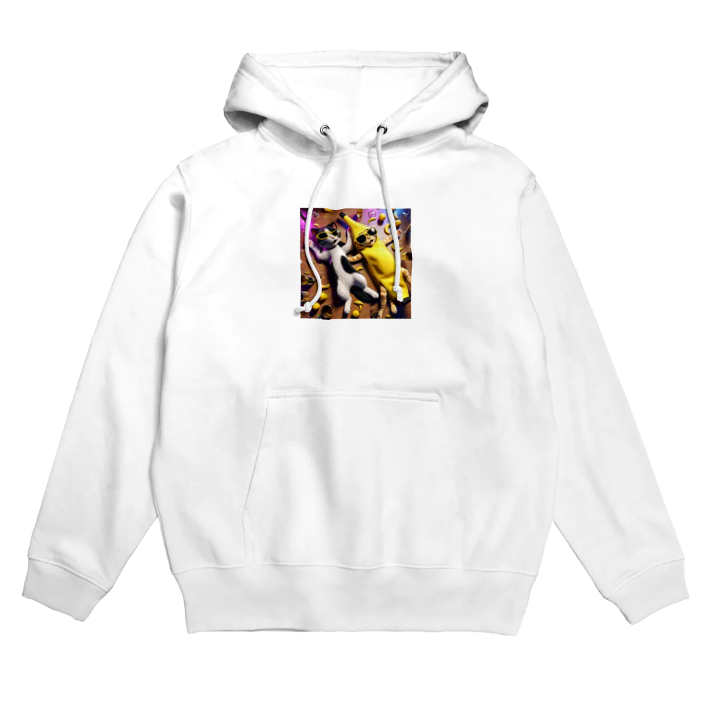 ten-ten_markのパーティー猫ぐでぐで編 Hoodie