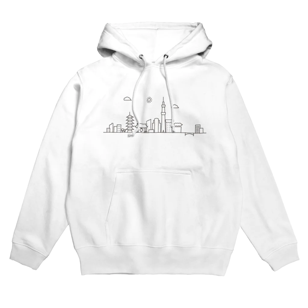 BANANAWANIの東京モチーフ Hoodie