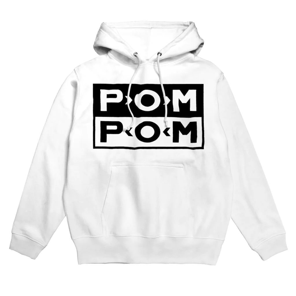 mf@PomPomBlogのSub Pom Pom Logo パーカー