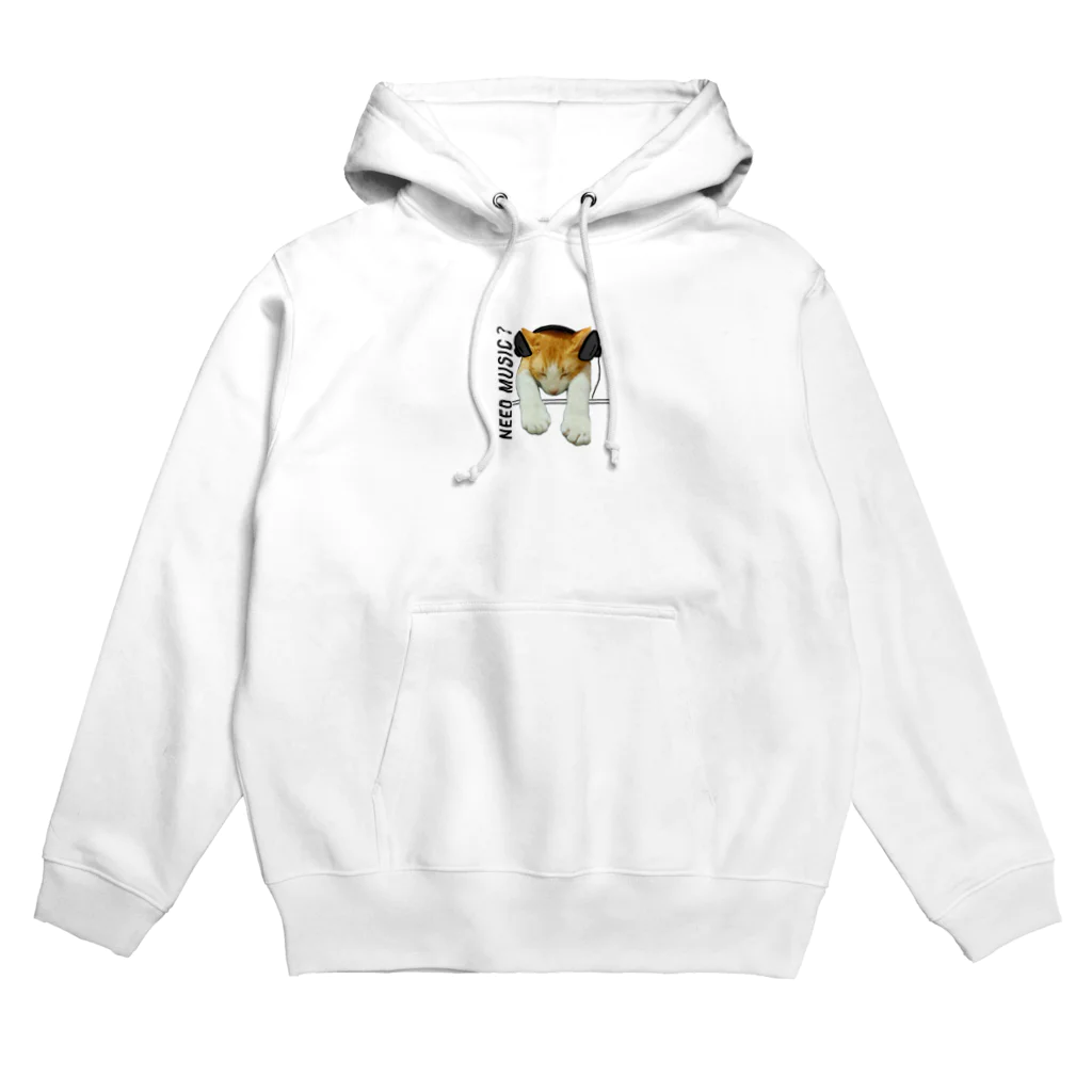 うちのねこのオンガクズキな猫 Hoodie