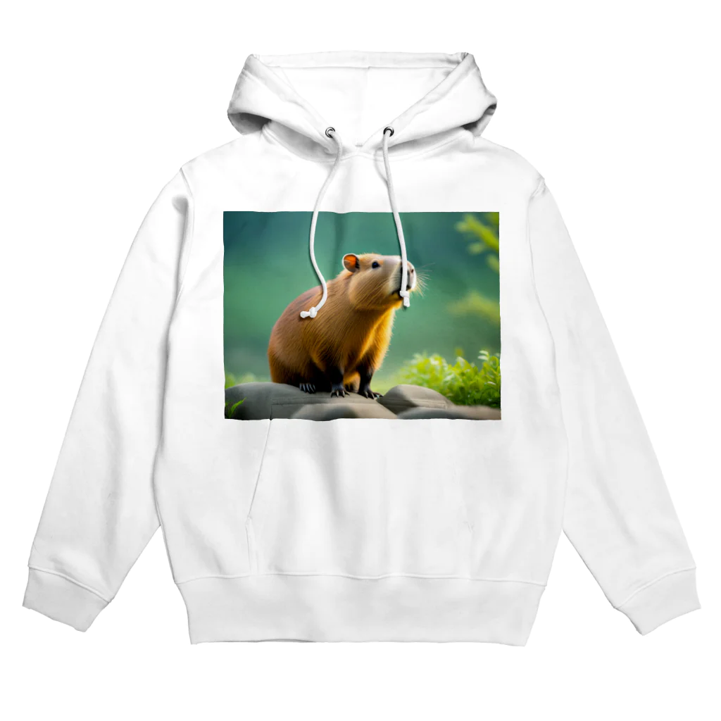 ジャパネットケフィアの可愛いカピバラ Hoodie