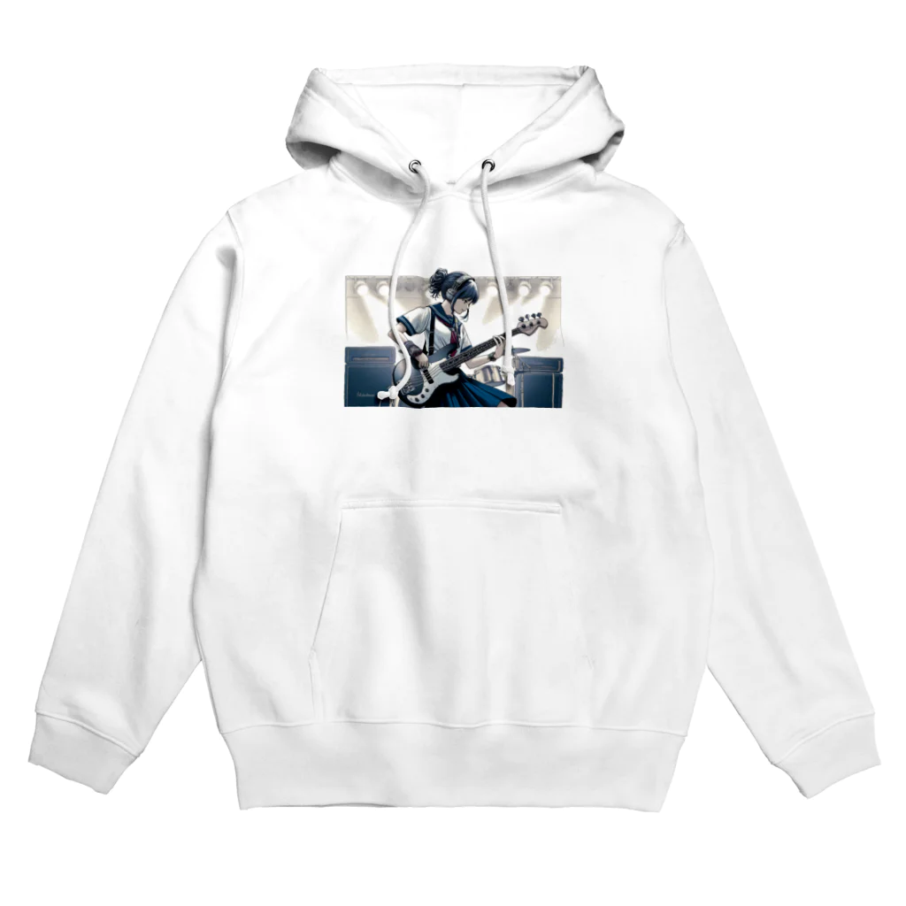 jiruchangのビリビリ！ノリノリ！ベースガール Hoodie