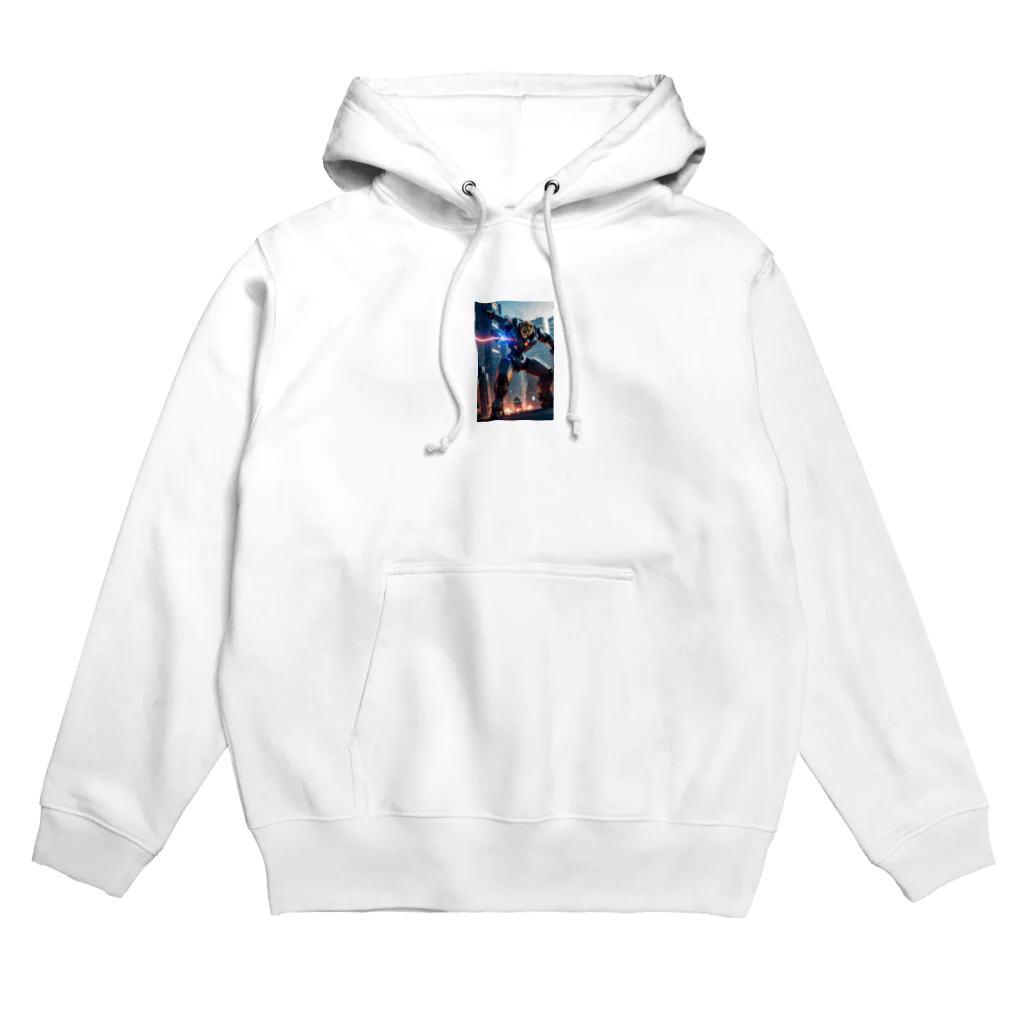 OTIRUBUTUBUTUのライオンロボットV1 Hoodie