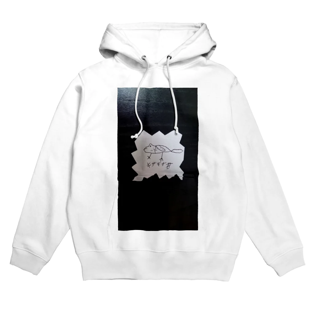 不思議キャラのギザギザくん Hoodie