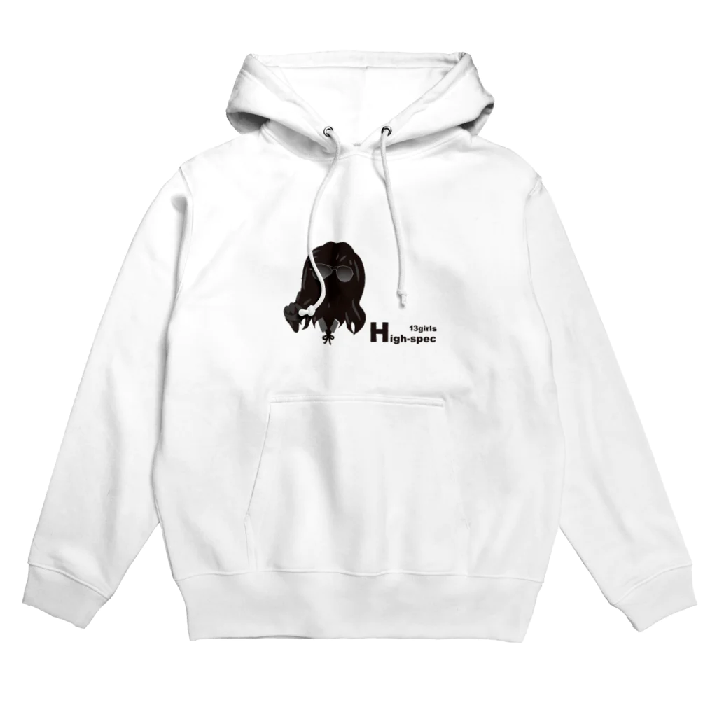 千画本舗の13girls H - キャシー・ロビンソン（モノクロ） Hoodie