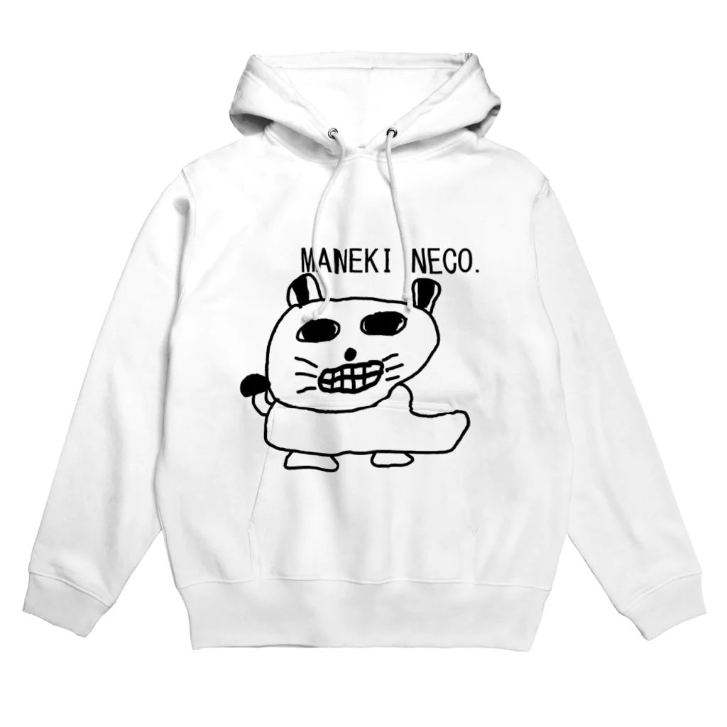 HADAKAGEKKO(WEEP＆TAKE)のMANEKINECO EGOKOROKAIMU Hoodie