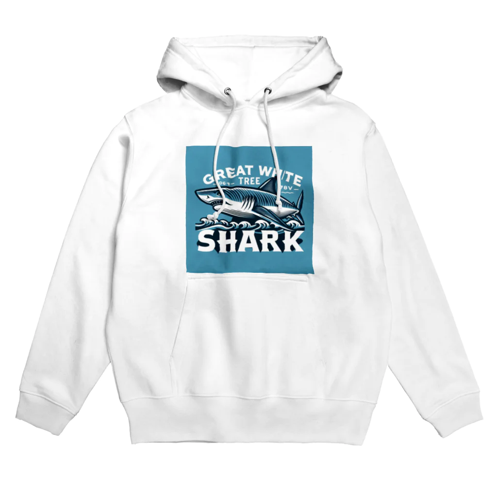 BabylonChannel 🎨 ✝️ ❤️‍🔥のサメ🦈　　ホホジロザメ Hoodie