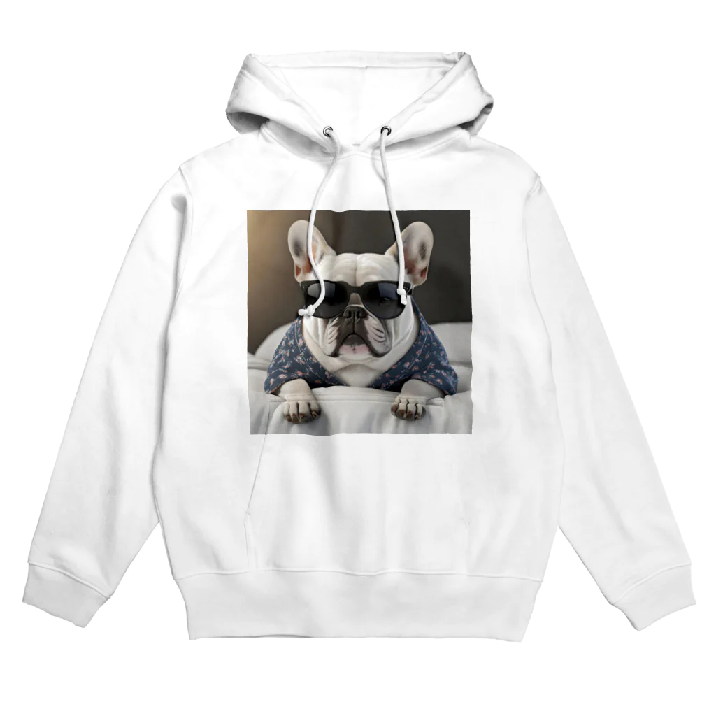 SI-SAAのおやすみBOSS犬 Hoodie