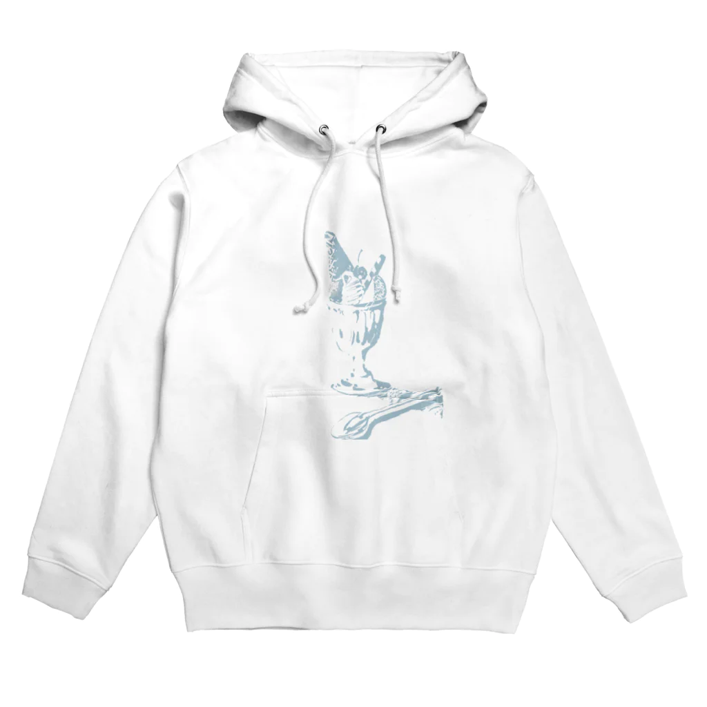 Pafe_Maisonの喫茶店のパフェ（水色の） Hoodie