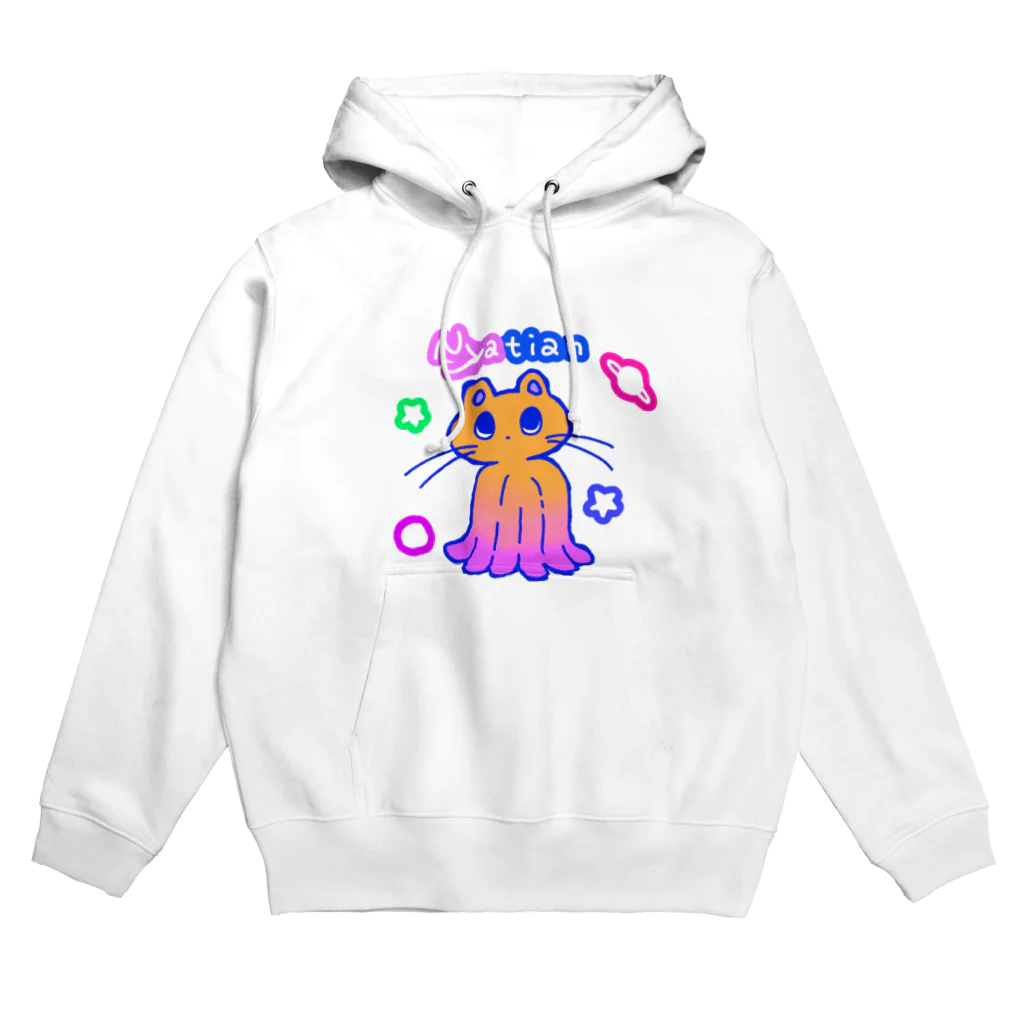 猫野尻尾のねこ火星人 Hoodie