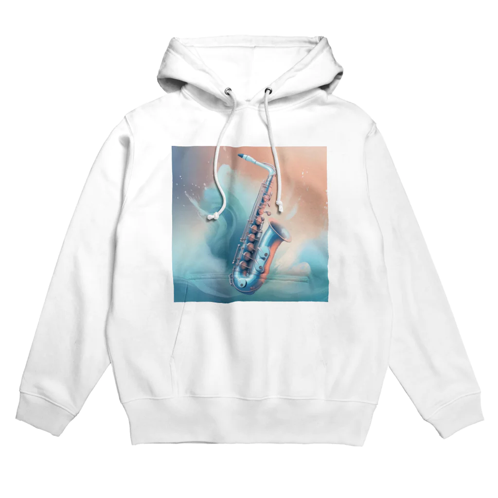 chan-takehaniのサファイアブルーの旋律 Hoodie