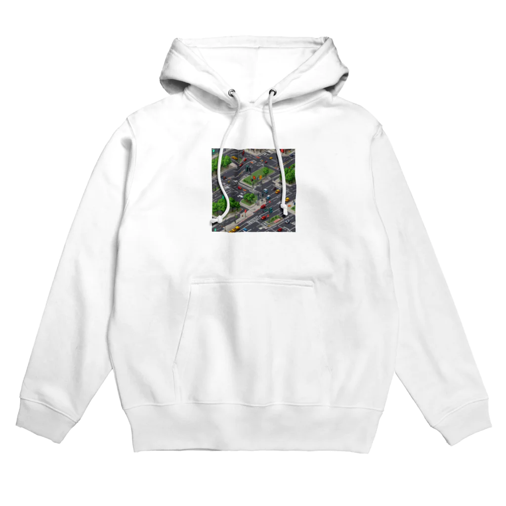 ft141104の「都会の信号 道路マップ」 Hoodie