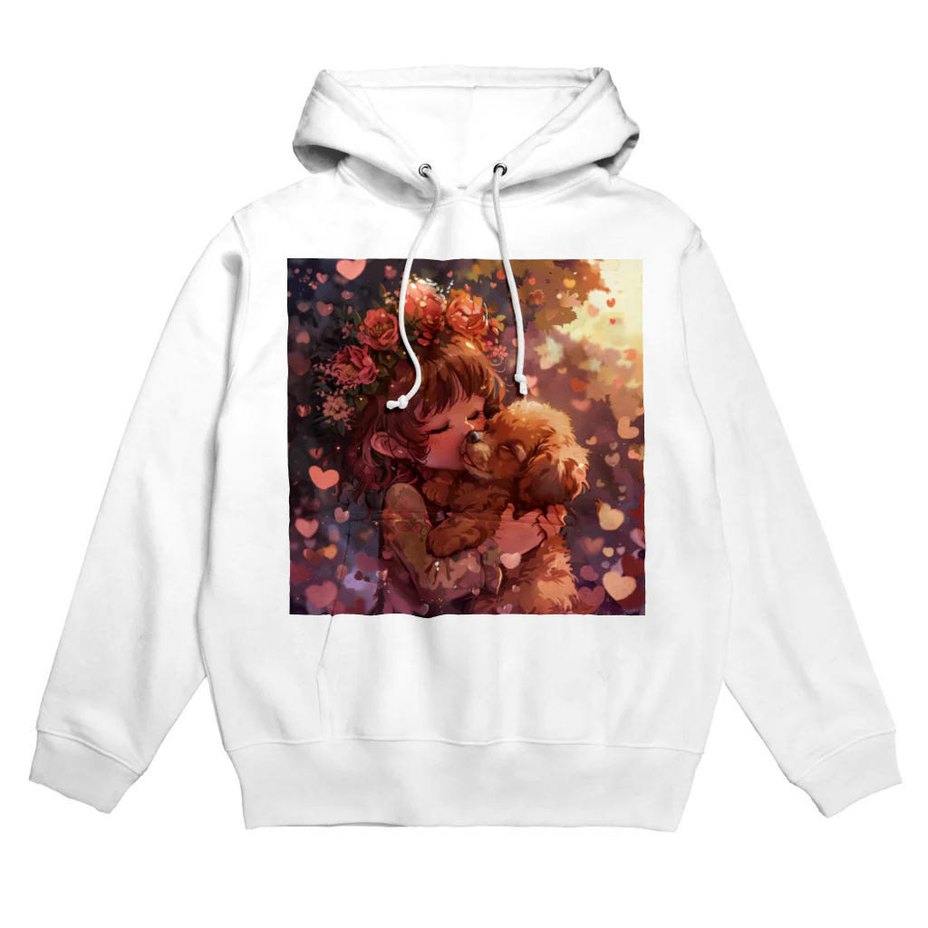 AQUAMETAVERSEの愛犬の愛心温まる愛情　なでしこ1478 Hoodie