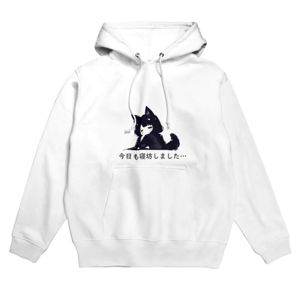 IkeBraveの寝坊ちゃん『今日も寝坊しました…』 Hoodie