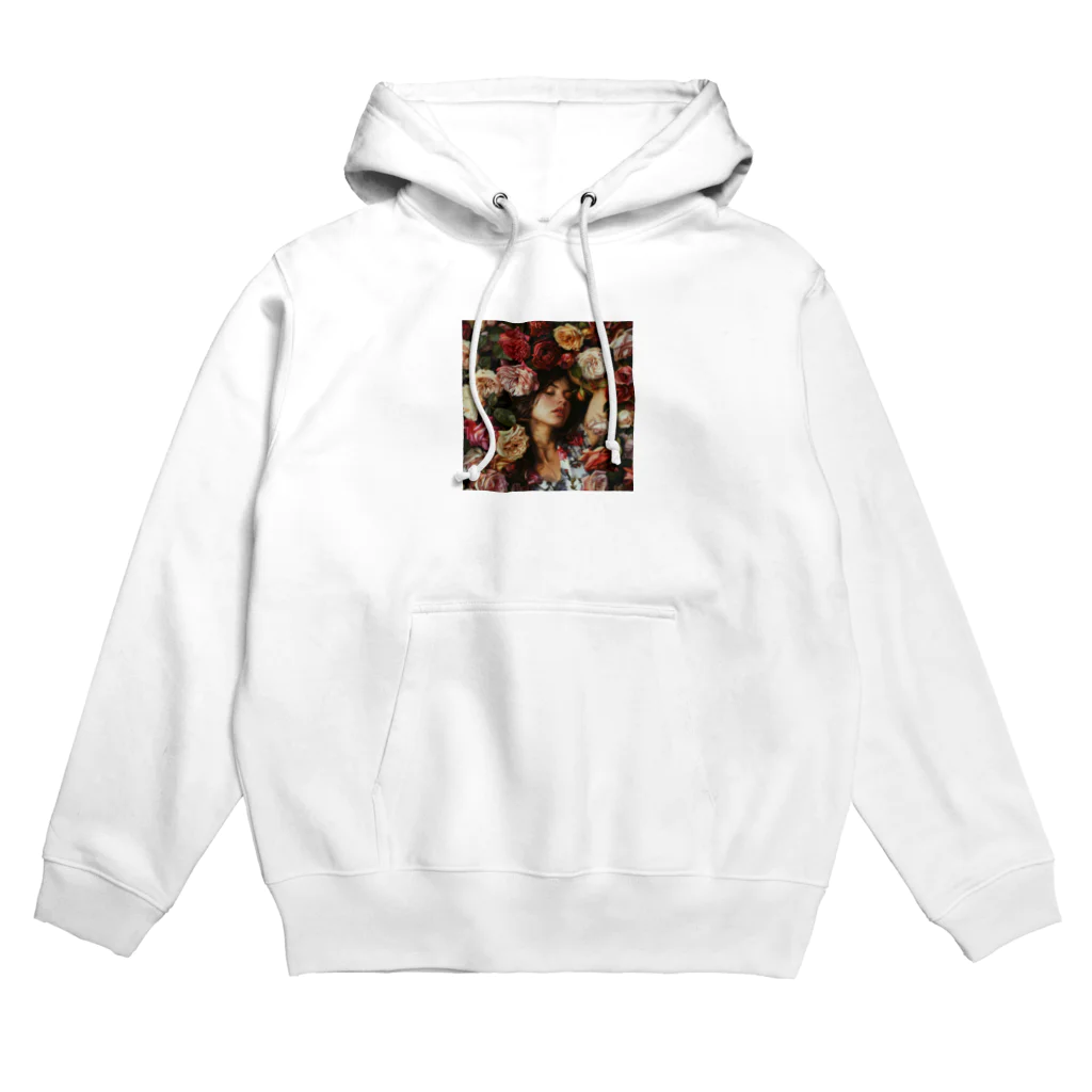 AQUAMETAVERSEのバラに囲まれた少女　美佐子 3320 Hoodie