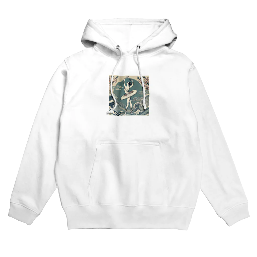 endo-6754の浮世絵×バレエ Hoodie