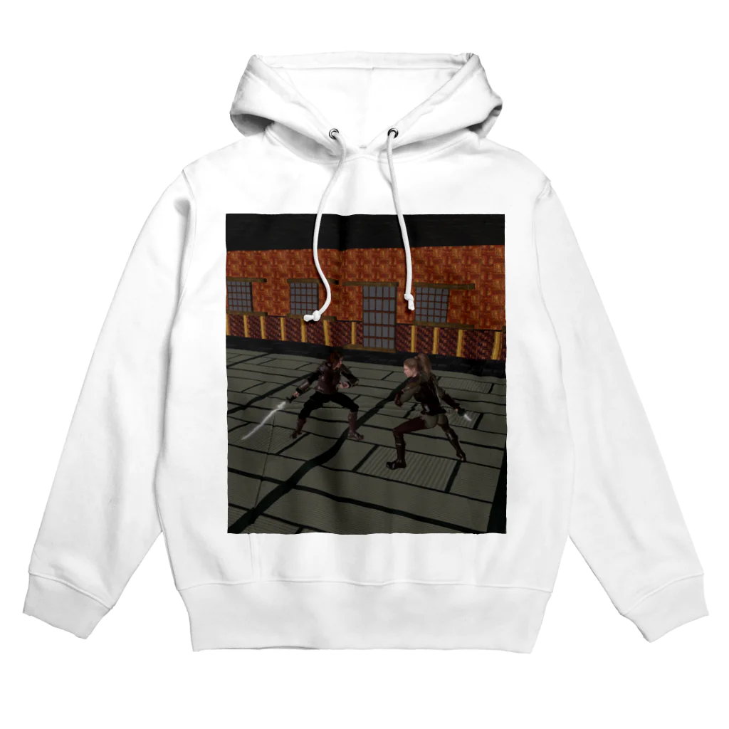 忍者３２ショップの対峙乱舞 Hoodie