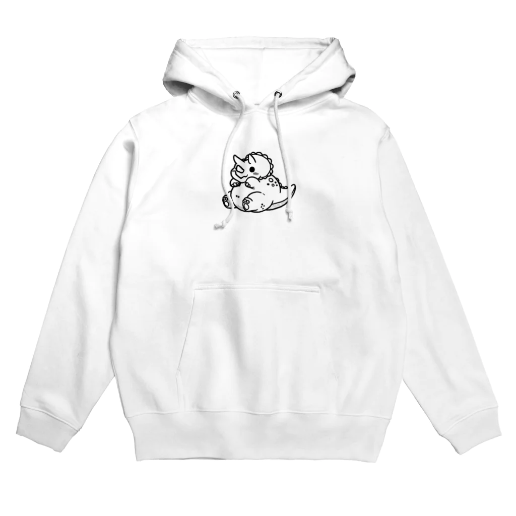 dinosaurtriviaのゆるトリケラ Hoodie