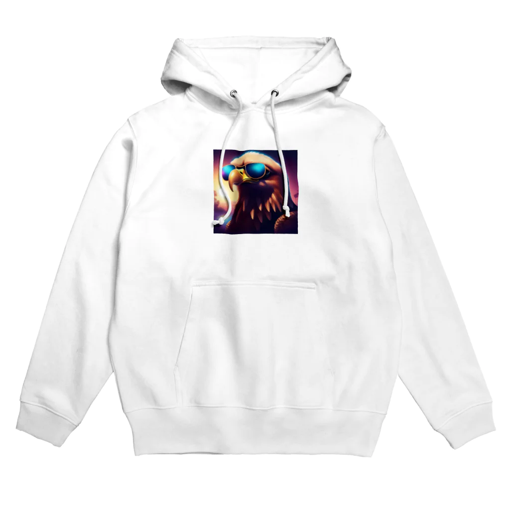 ねむねこのお店のサングラス鷲 Hoodie