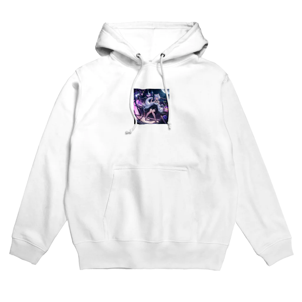 ねむねこのお店の猫耳少女 Hoodie