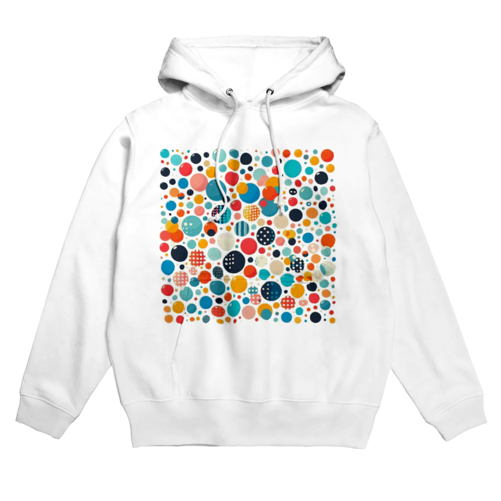 何でもありデザインの水玉模様 Hoodie