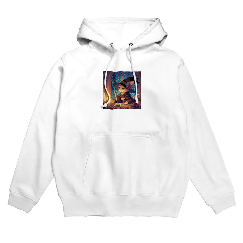 nico251の魔法の杖を持った猫 Hoodie