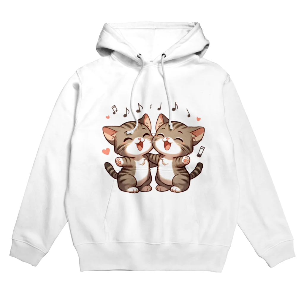 チェリモヤのねこコーラス 10 Hoodie