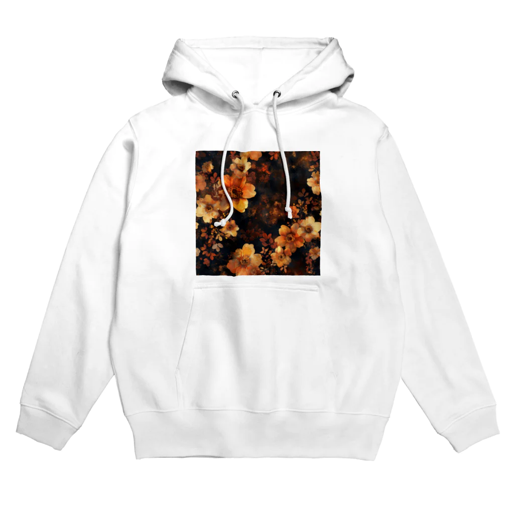 オンラインショップイエローリーフの可愛らしい小さな花 Hoodie