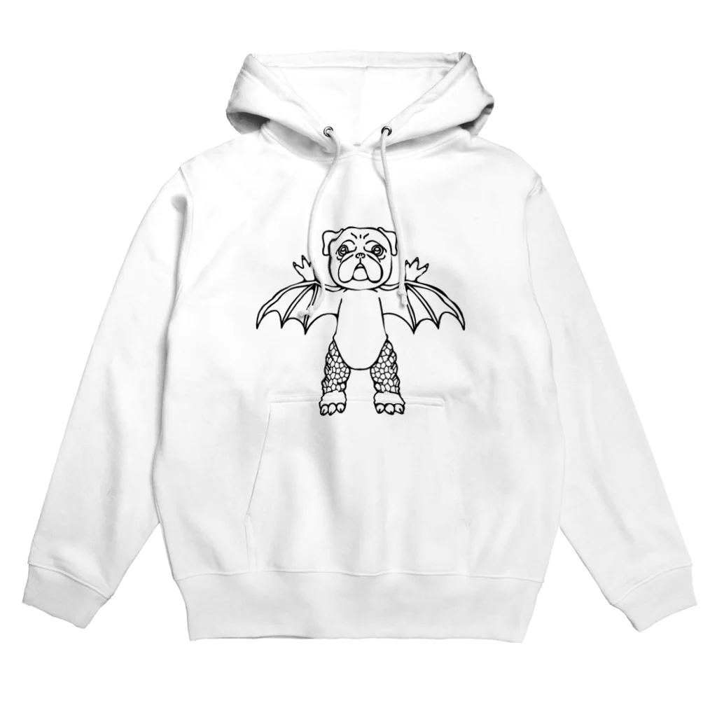 へっぽこデザインの大怪獣パグラ Hoodie