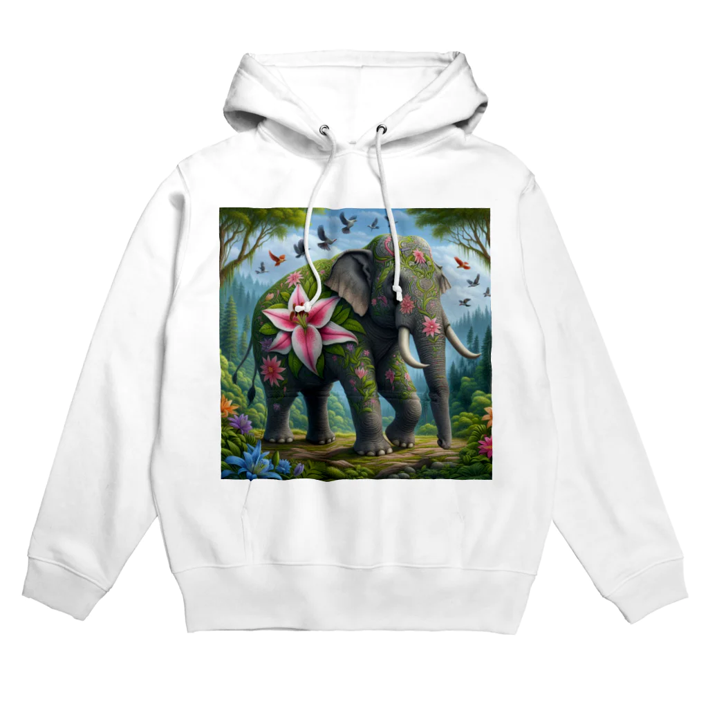 totetunのゆりゆるゾウさん Hoodie