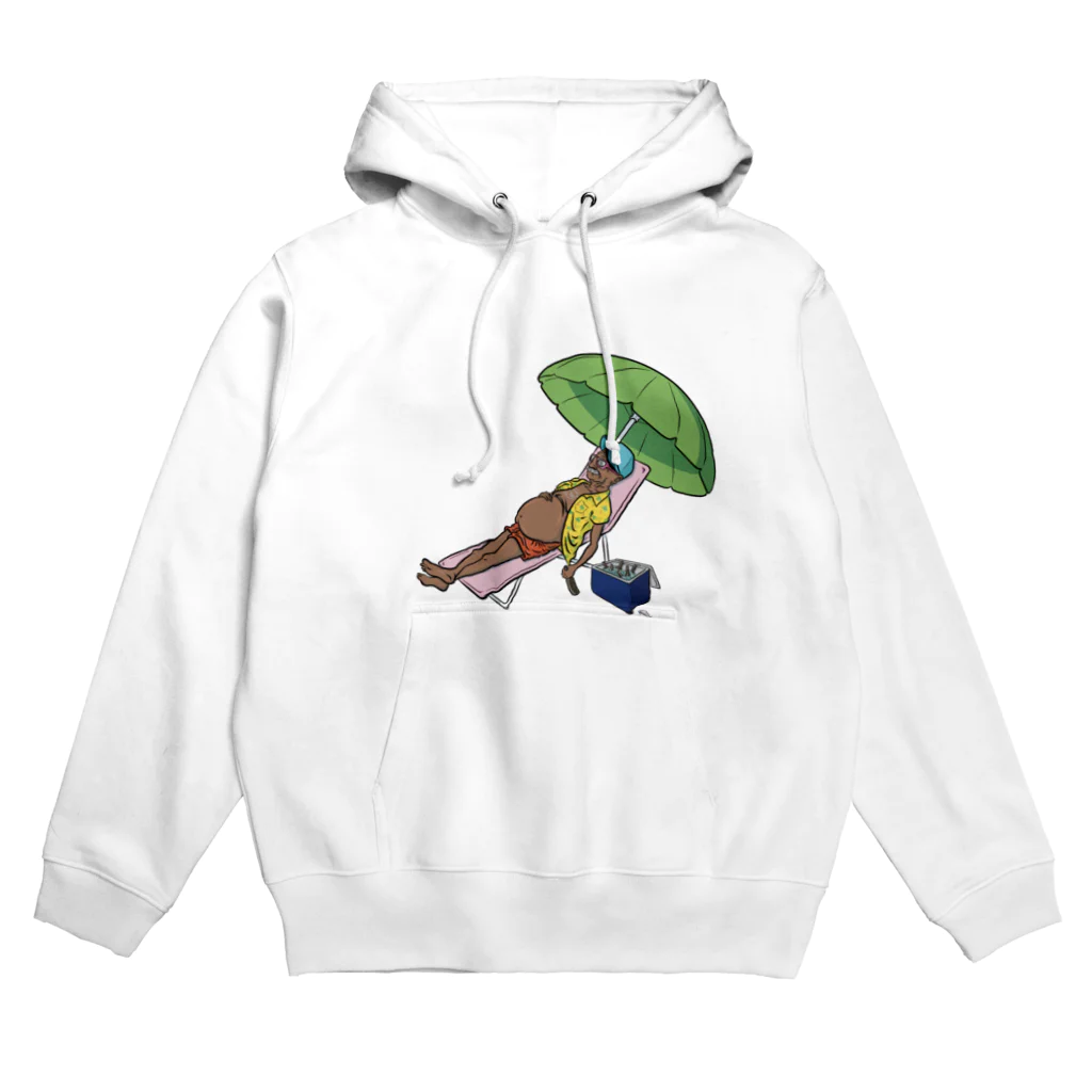 The GrandpaのThe Grandpa on the beach Hoodie