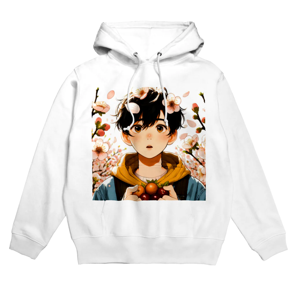 可愛い男の子イラスト販売所　By,keicyanの男の子　中学1年生　春 Hoodie