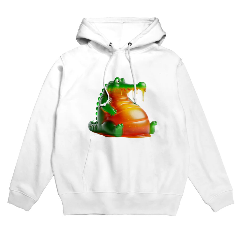 waniwanipanikuのフトルメされたワニ Hoodie