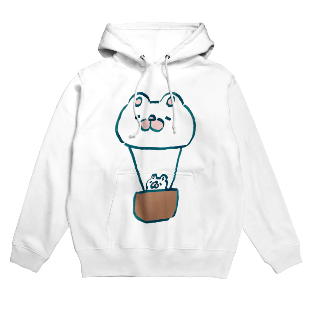 まっくすらぶりーうさのまっくすらぶりー熱気球 Hoodie