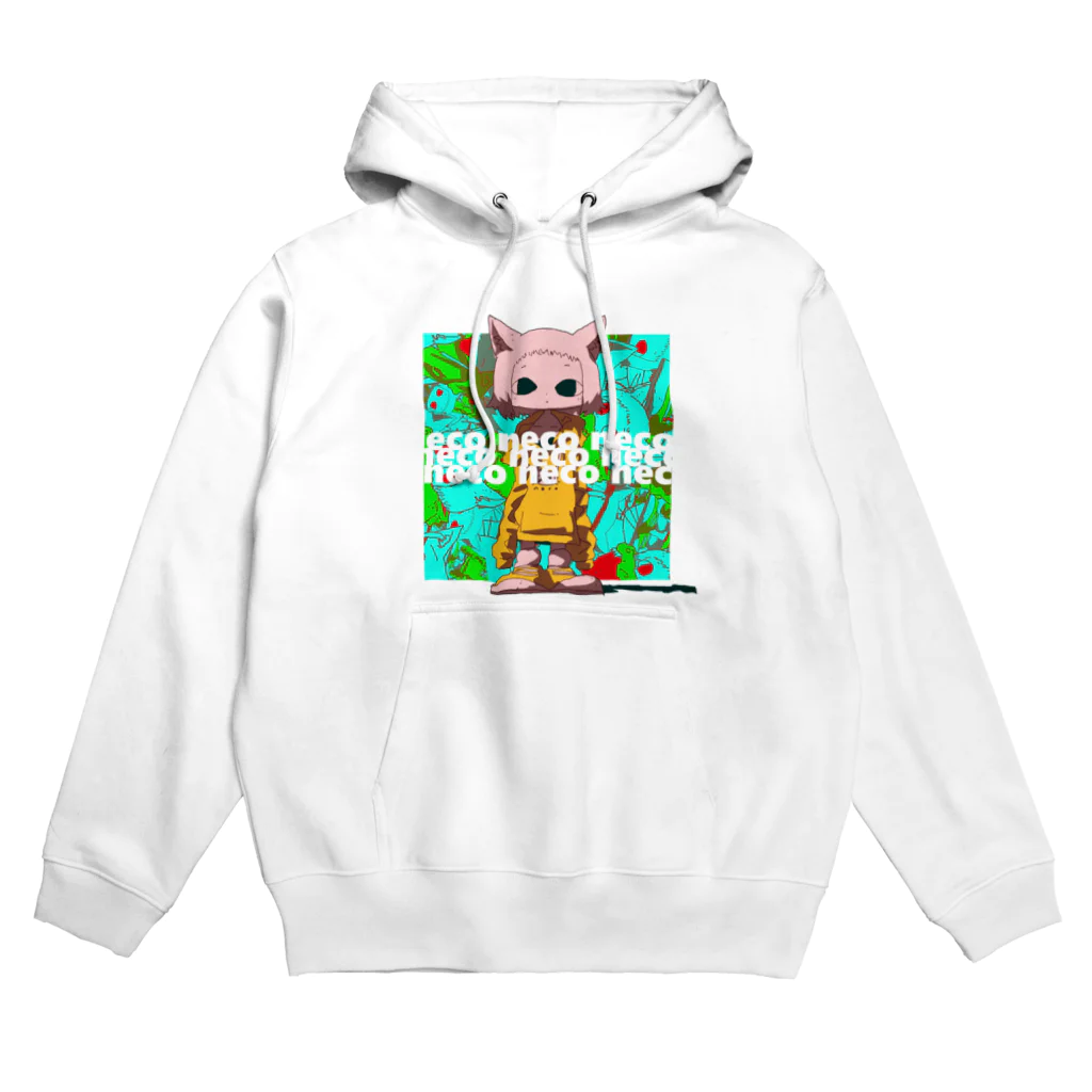 ohutonのneco neco neco Hoodie