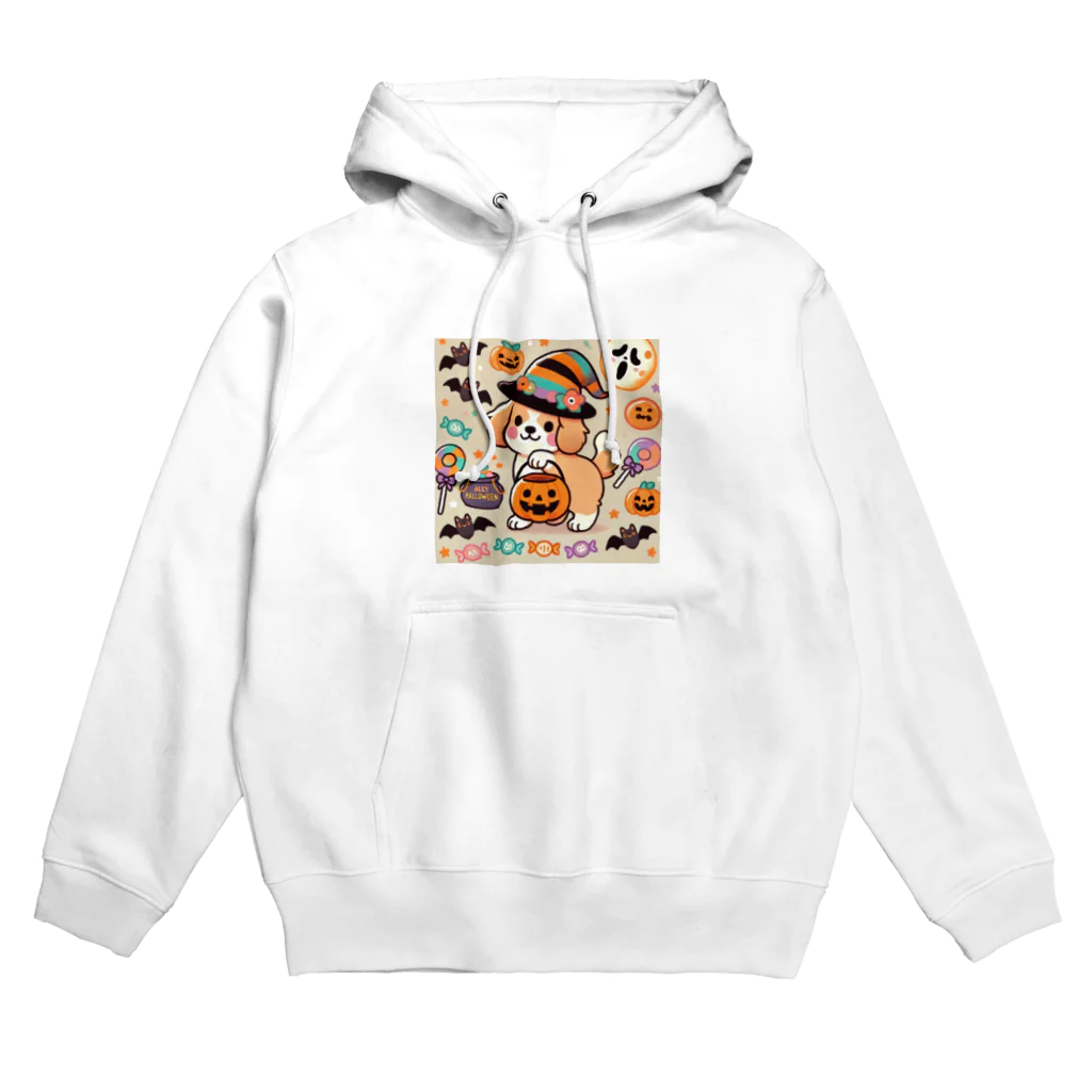 あとりえmignonのハロウィンドッグ Hoodie