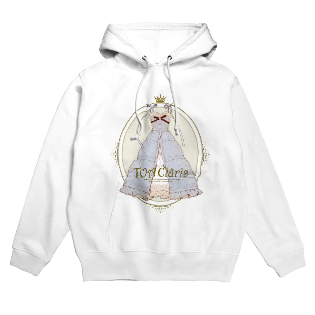 TOA Clarisのアリスブルー／ピンタックワンピース Hoodie