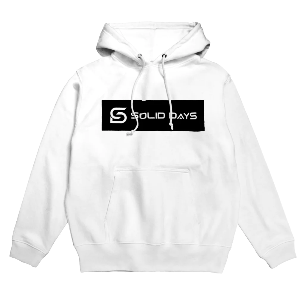 SOLID DAYS グッズショップのSOLID DAYS 2019 ボックスロゴ Hoodie