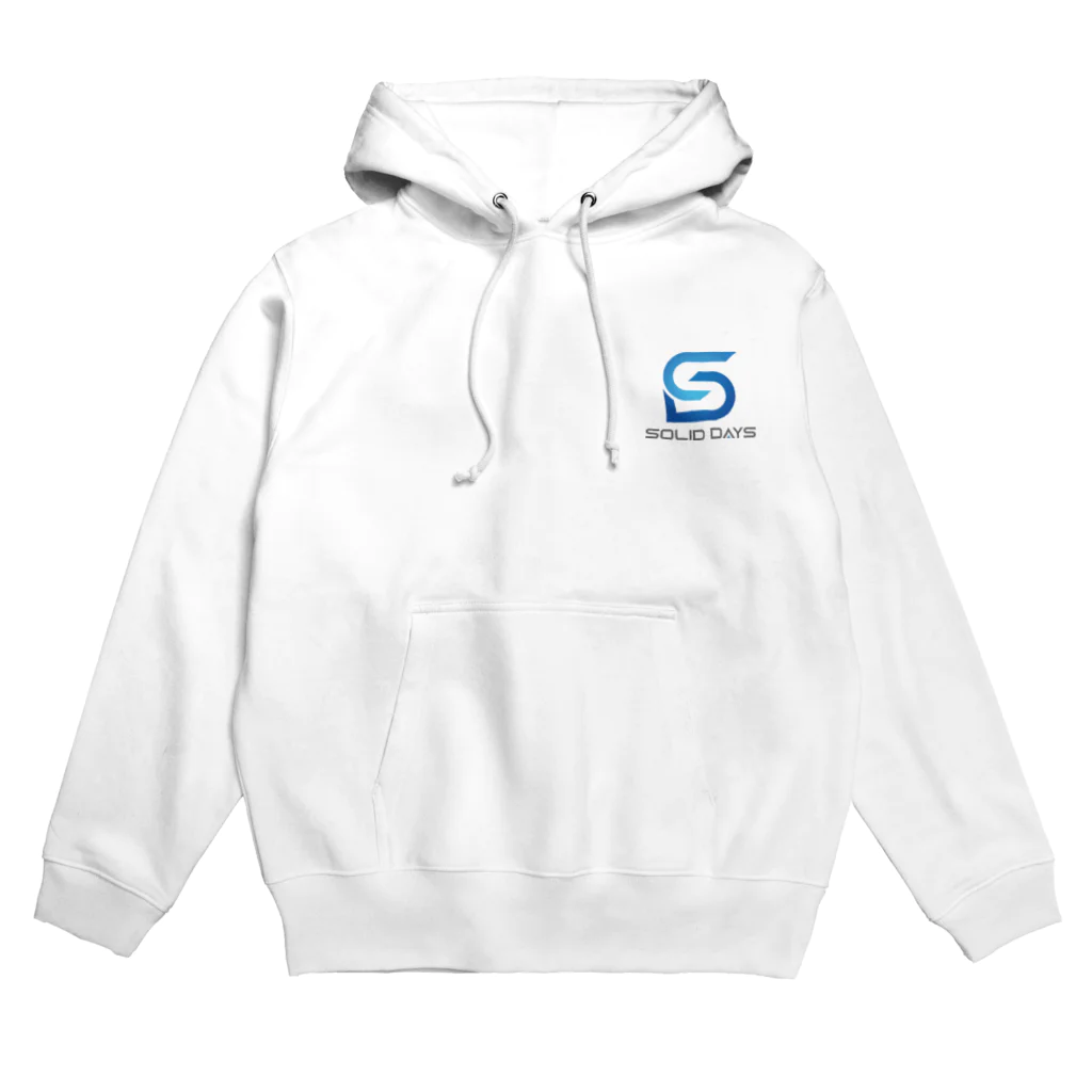 SOLID DAYS グッズショップのSOLID DAYS 2019 パーカー左胸1 Hoodie