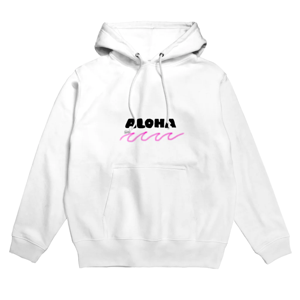 Luana＊ruu ルアーナ＊ルーのALOHAピンク波 Hoodie