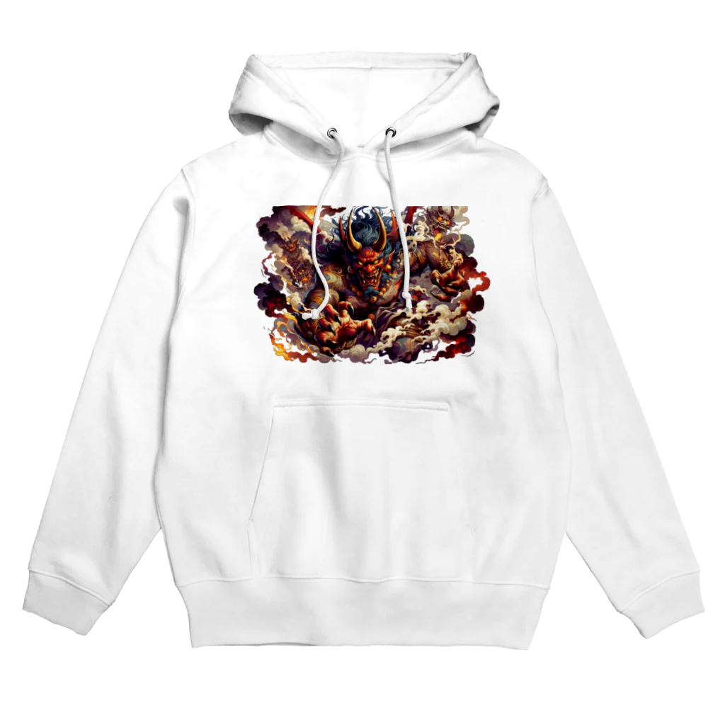 伏鬼洋服店のAttack of The Oni Hoodie
