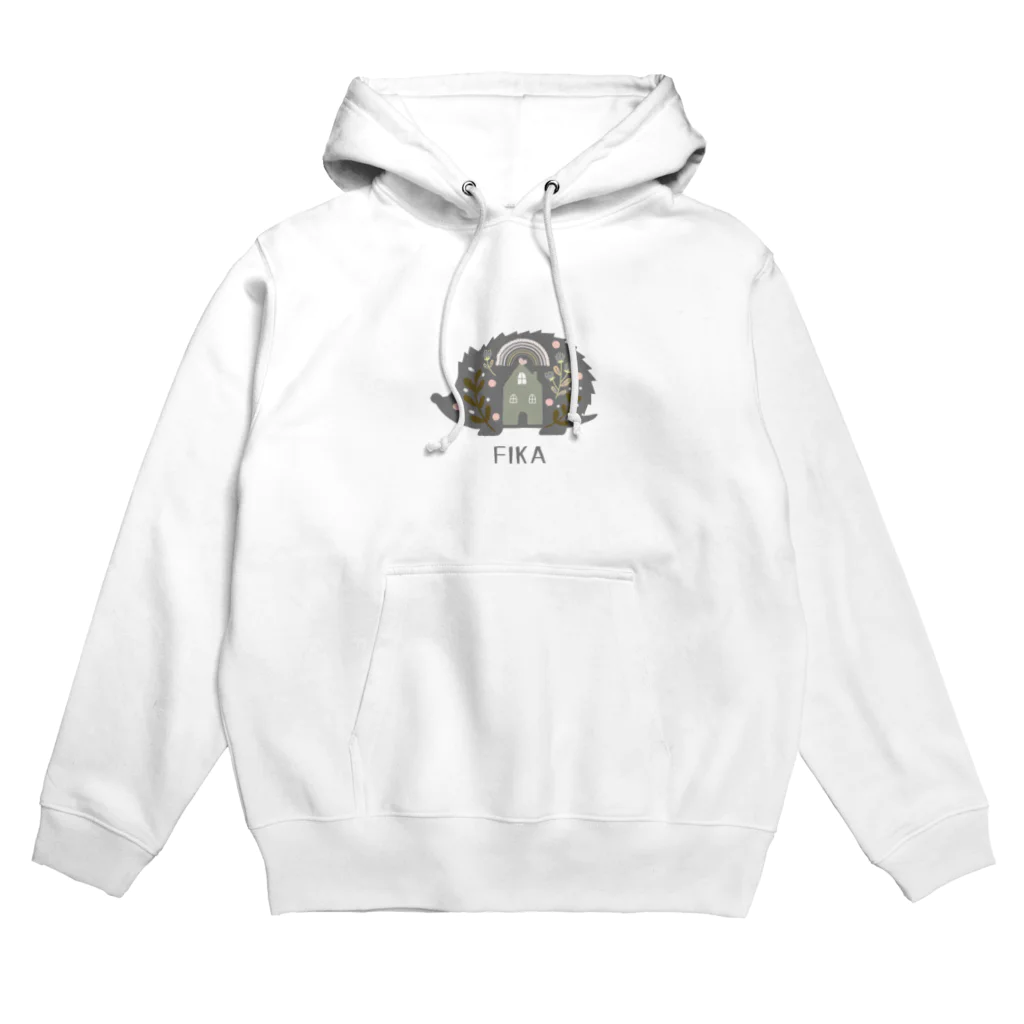 ZenCの【FIKA 北欧 ハリネズミ】2 Hoodie