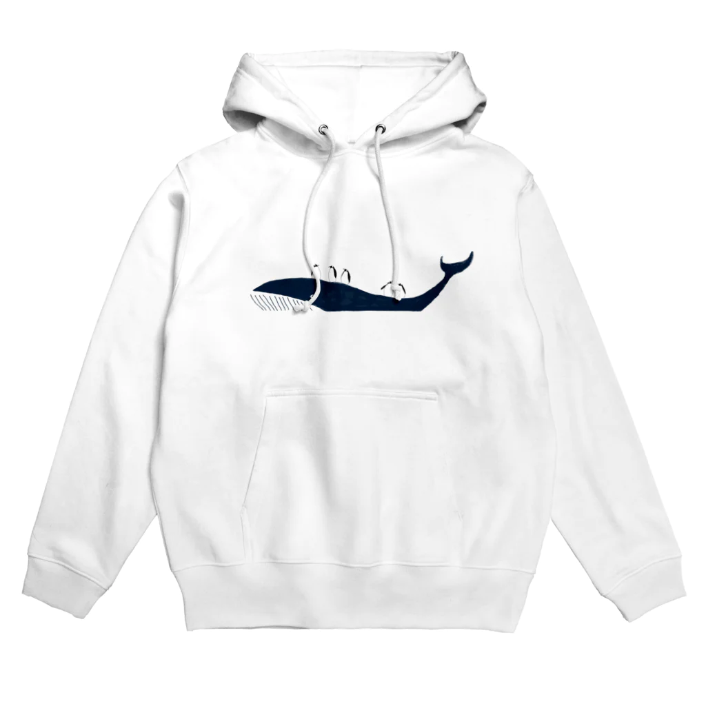 yagiyのクジラとペンギン Hoodie