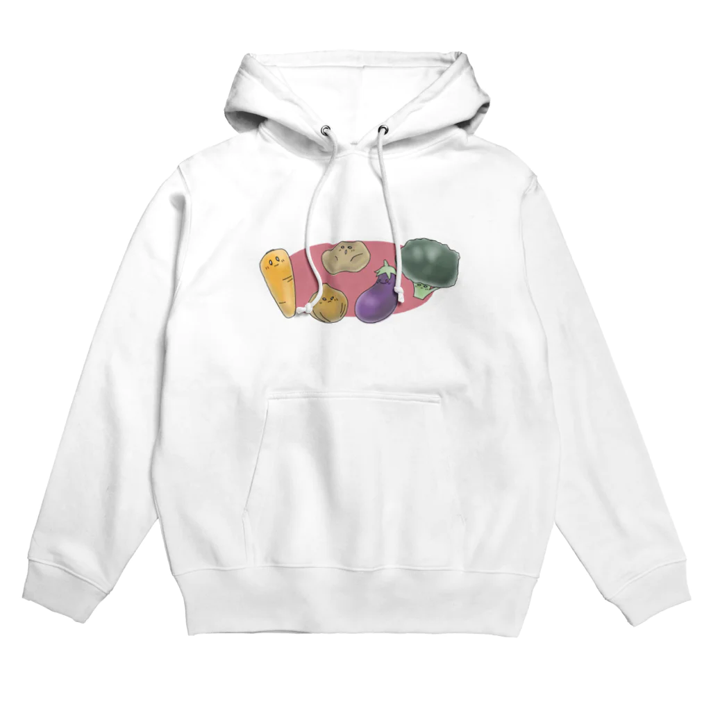 とろとろドローイングのベジタブル Hoodie