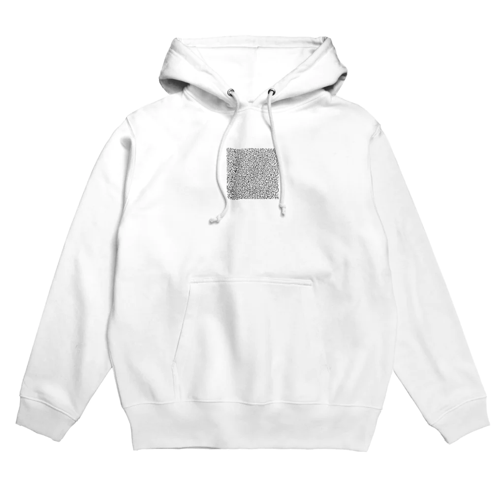 かなり ぽんののうみそみたいな柄 Hoodie