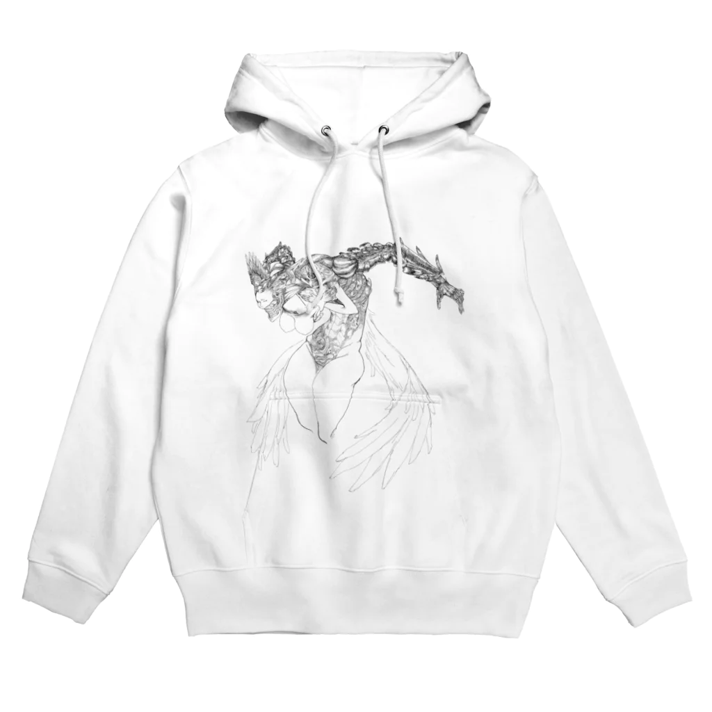 半の天使 Hoodie