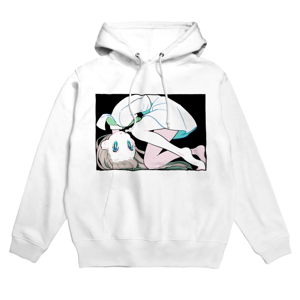 のびのびの長方形と女の子 Hoodie