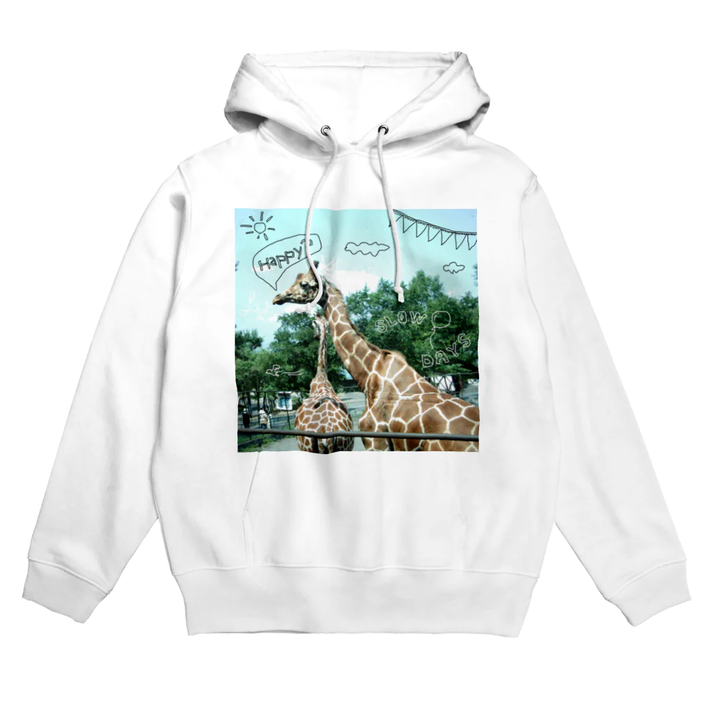 rokugatsunoumiのキリンのスローデイズ Hoodie